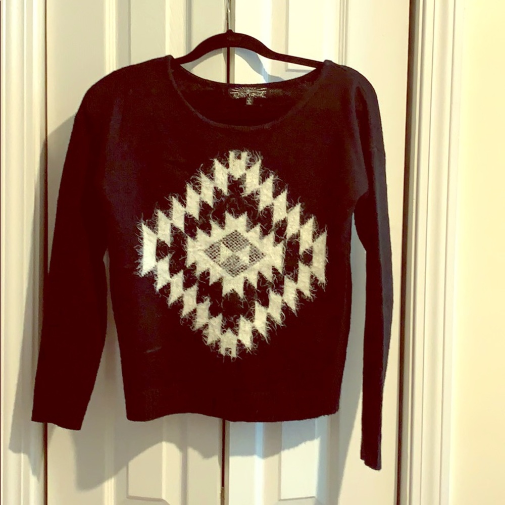 Black and White Sweater